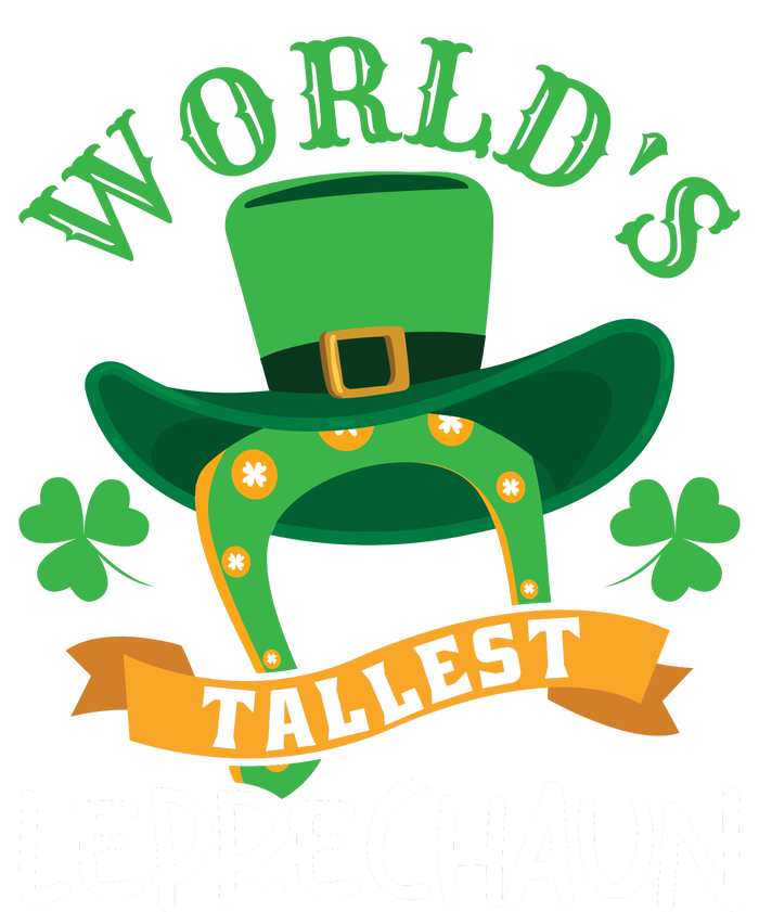 World's Tallest Leprechaun Funny St Patricks Day Full Zip Hoodie