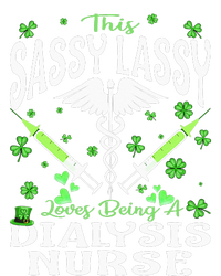 St Patrick's Day Dialysis Nurse Sassy Lassy Nursing T-Shirt