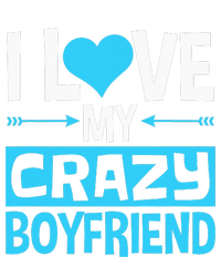 I Heart My Crazy Boyfriend Funny Valentine's Day Tall T-Shirt