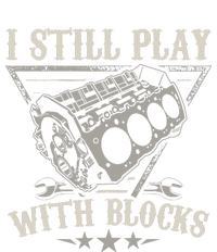 I Still Play With Blocks Racing Maintenance Vintage Long Sleeve Pajama Set