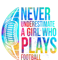 funny Never Underestimate A  Who Plays Football T-Shirt