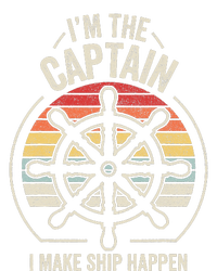 I'm The Captain I Make Ship Happen Retro Boating 7-Panel Snapback Hat