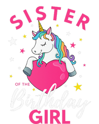 Sister Of The Birthday  Sibling Unicorn Birthday T-Shirt