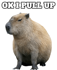 Ok I Pull Up Capybara Gift Funny Capybara Meme Ok I Pull Up Kids Long Sleeve Shirt