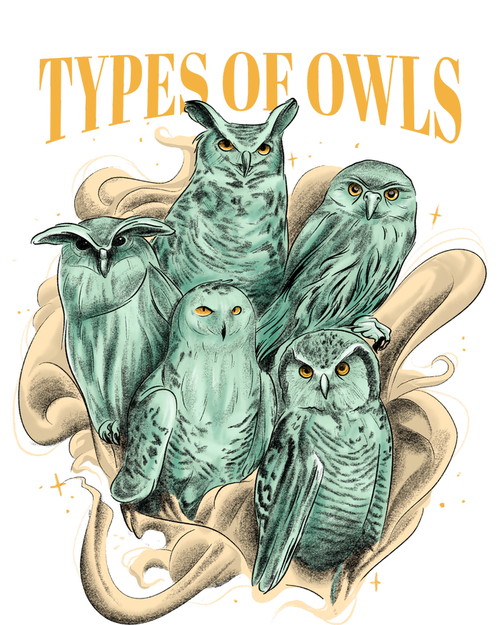 5 Types Of Owls T-Shirt