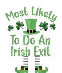 Most Likely To Do An Irish Exit Retro St Patricks Day Magnet