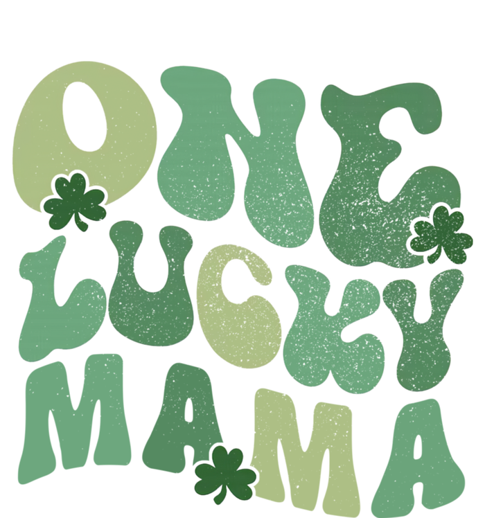 Womens One Lucky Mama St Patricks Day Mom Mother Groovy Baby Bodysuit