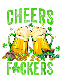 Cheers Fuckers St Patricks Day Men Women Beer Drinking Mugs Dry Zone Grid Polo