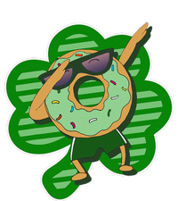 Dabbing Donut St Patricks Day Irish Shamrock Funny T-Shirt