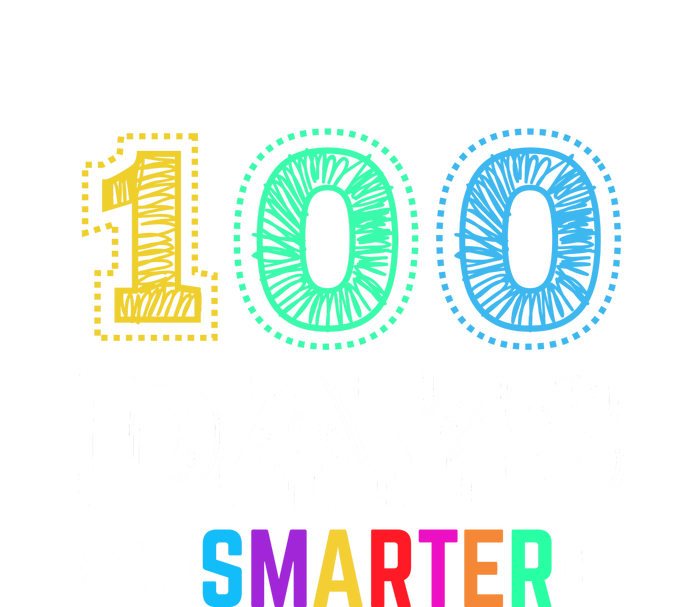 100 Days Smarter Teacher Or Student 100th Day Of School T-Shirt