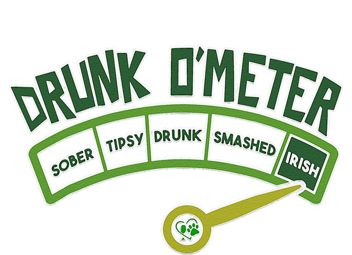 Drunk O Meter St Patrick's Day Saint Irish Lads Sarcastic Hooded Wearable Blanket