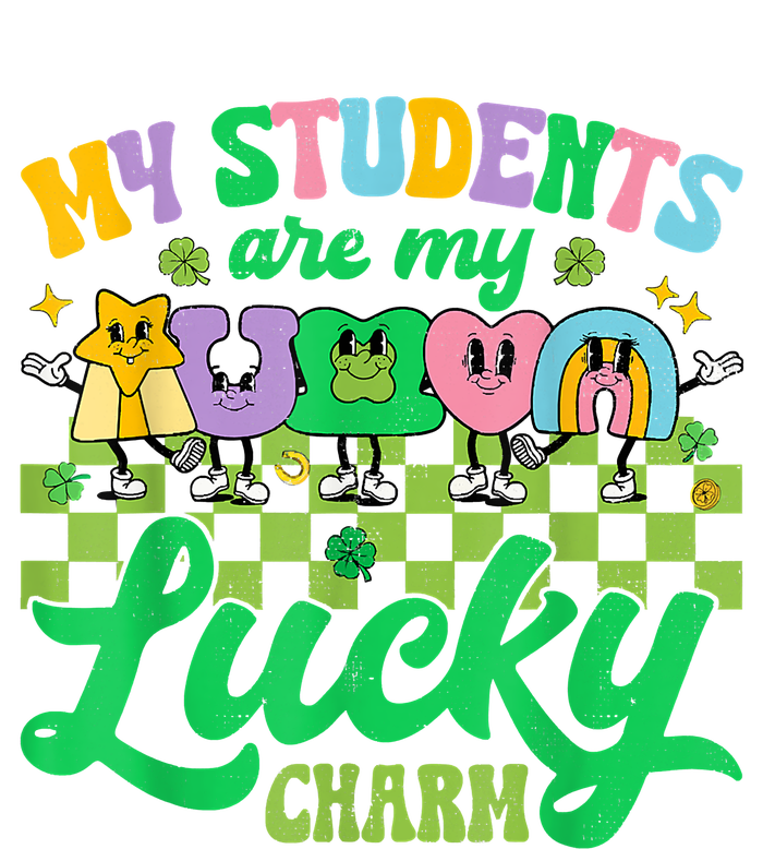 St Patricks Day Teacher My Students Are My Lucky Charm Enza Ladies Jersey Football T-Shirt