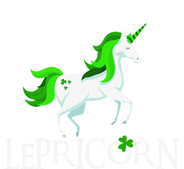 Funny Lepricorn Leprechaun Unicorn St. Patrick's Day Women's Crop Top Tee