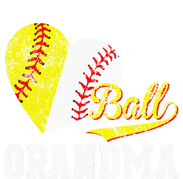 Baseball Softball Ball Heart Grandma Mother's Day Hooded Wearable Blanket