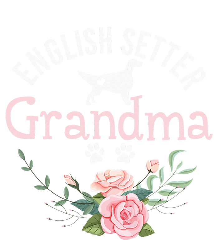 English Setter Grandma Gifts Wo Cute Dog Mother's Day Women's Flannel Pajama Set