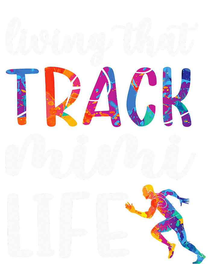 Living That Track Mimi Life Track And Field Mimi Women's V-Neck T-Shirt