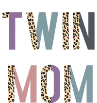 Twin Mom Mother's Day Twin Mom Leopard Women's V-Neck T-Shirt