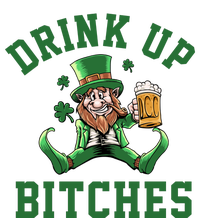 Drink Up Bitches Funny Leprechaun St Patrick's Day USA-Made Doggie Bandana