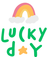 Lucky Day Rainbow Star St Patrick's Day Ladies Essential Flowy Tank