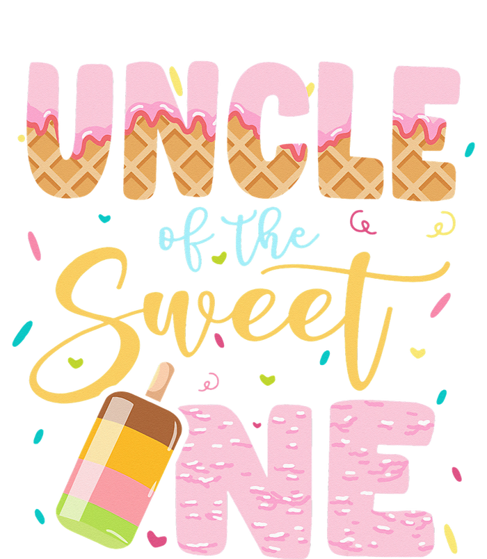 Funny Ice Cream Lover Sweetie  Uncle Of The Sweet One Sustainable Knit Beanie