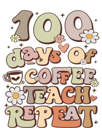 100 Days Of School Meaningful Gift For Teacher Coffee Retro Great Gift Bumper Sticker