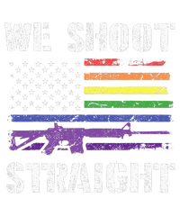 Gay Veteran We Shoot Straight LGBT Veterans Day T-Shirt