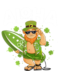 Aloha Hawaii Surfing Leprechaun St Patricks Day Hawaiian Gift Kids Hoodie