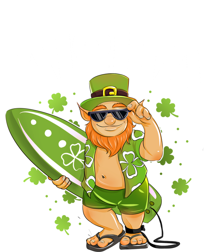 Aloha Hawaii Surfing Leprechaun St Patricks Day Hawaiian Gift Kids Hoodie