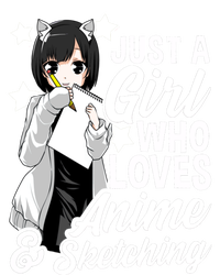 Anime Just A Who Loves Anime And Sketching Drawing Funny Gift T-Shirt