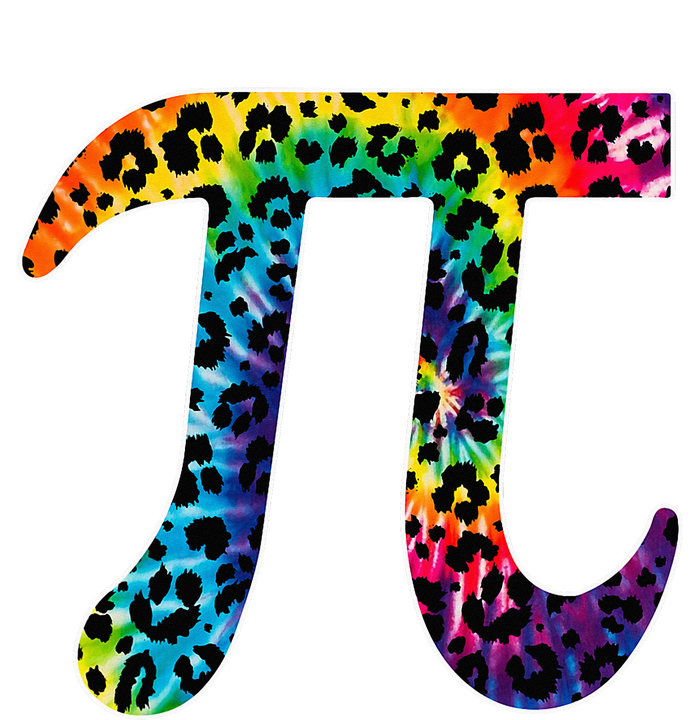 Tg Leopard Plaid Tie Dye Pi Day 3 14 Funny Math Lover Tie-Dye T-Shirt