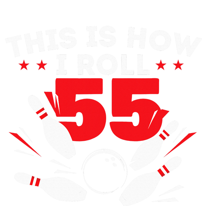 55th Birthday Bowling Lover 55 Years Old Bday T-Shirt