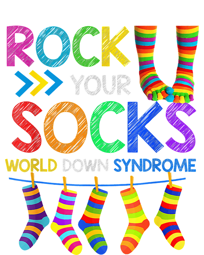 World Down Syndrome Day Rock Your Socks Awareness T-Shirt