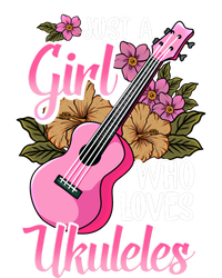 Just A Who Loves Ukuleles Funny Uke Gift Tall Hoodie