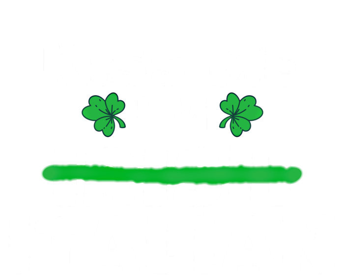 Kiss Me I'm Irish Italian Patriotic St Patricks Day Humor Gift Tall Long Sleeve T-Shirt