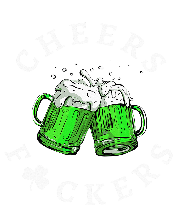 Cheers Fuckers St Patricks Day Beer Drinking Hooded Wearable Blanket