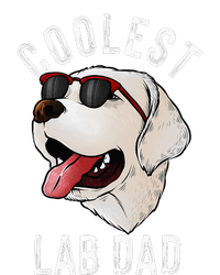 Funny Coolest Lab Dad Gift For White Labrador Dog Lover Button