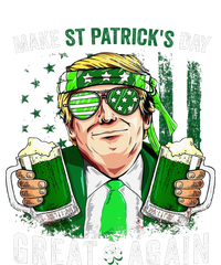 Make Great Again Leprechaun Trump Beer St Patricks Day High Crown Mesh Back Trucker Hat