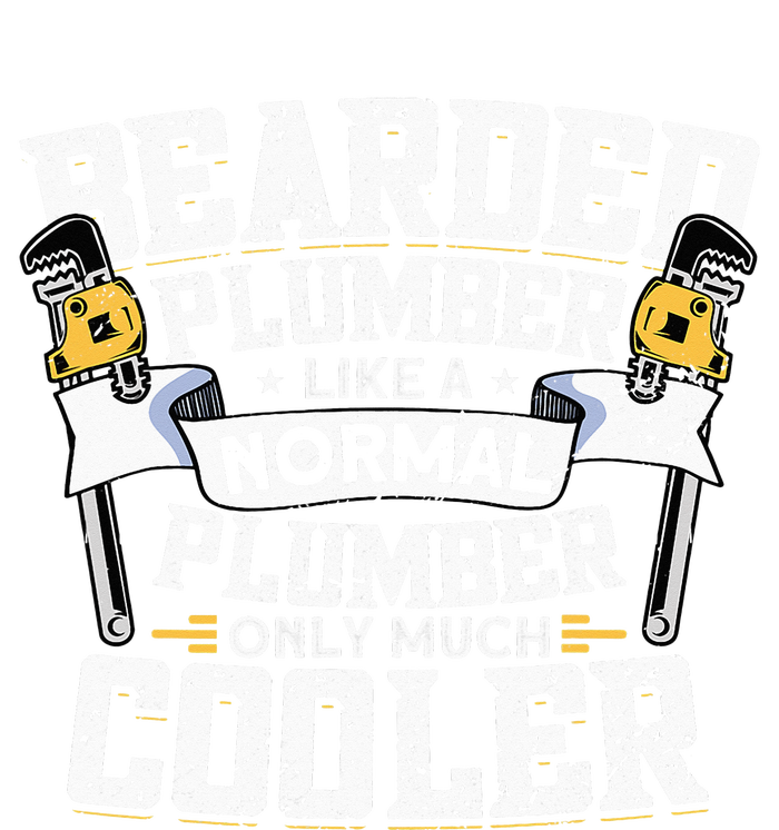 Beared Plumber Funny Plumbing Pipefitters Plumber Flat Bill Trucker Hat