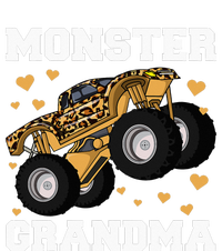 Monster Truck Grandma Leopard Birthday  Grandma Toddler Zip Fleece Hoodie