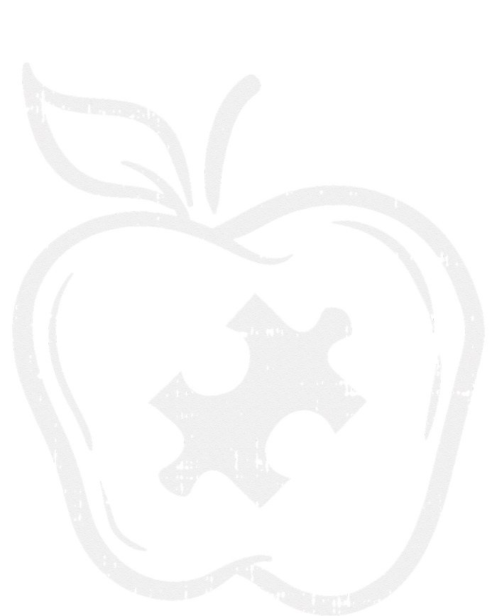 Autism Teacher Special Education Awareness Apple T-Shirt