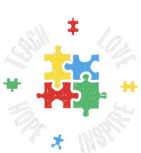 Autism Awareness Teach Love Hope Inspire Special Ed Teacher T-Shirt