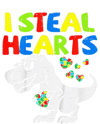 I Steal Hearts Trex Dinosaur Autism Awareness T-Shirt