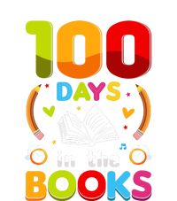 100 Days In The Books Love Book Teacher 100th Days Of School Premium Hoodie