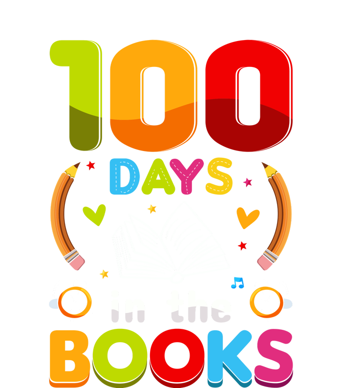 100 Days In The Books Love Book Teacher 100th Days Of School Premium Hoodie