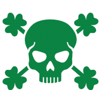 Irish Saint Patricks Day Skull And Crossbones Pirate T-Shirt