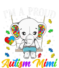 I'm A Proud Autism Mimi Cute Elephant Puzzle Piece Softstyle Adult Sport Polo