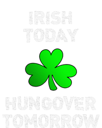 Irish Today Hungover Tomorrow Funny Patrick's Day Snapback Five-Panel Rope Hat