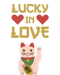 Lucky Love Cat Valentine Eki Neko Fortune Gift Women's T-Shirt