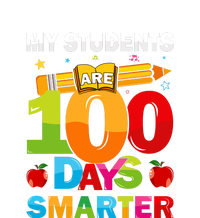 My Students Are 100 Days Smarter Happy Teacher School Dry Zone Grid Polo