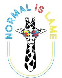 Normal Is Lame - Giraffe Autistic Puzzle Autism Awareness T-Shirt